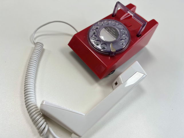 Red Analogue phone